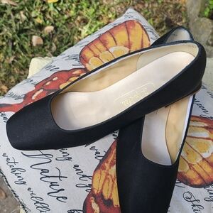 Work-to-Date Night Vintage Mod Square Toe Kitten Flats | Dyeables Size 10